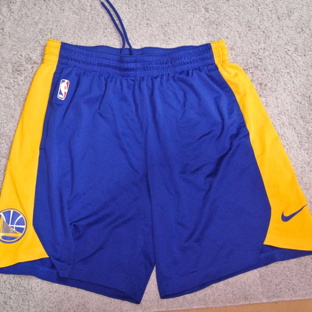 Nike Golden State Warriors NBA Team Issued Practice Basketball Shorts Men's XXL